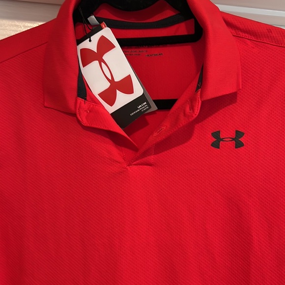 Under Armour Red Polo - Youth XL - Picture 2 of 9